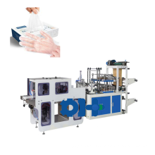 Efficient Disposable plastic glove making machine High Quality